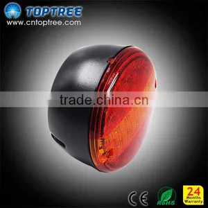 12V 24V Clear Hamburger Led Tail Light for Tailer Truck thumbnail-2