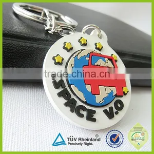 Oeko-tex Certificate Soft Pvc Rubber Custom PVC Keychain for Business Promotion thumbnail-2