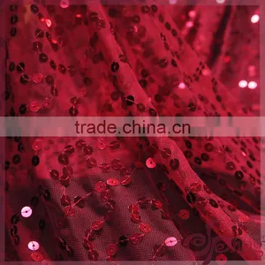 6.75mm Scattered Sequin Pattern on the Tulle Mesh thumbnail-4
