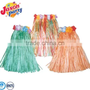 Wholesale Custome Adult And Child Hotsale Raffia Hula Skirt thumbnail-1