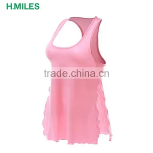 Woman's Fitness Yoga Sexy Pink Gym Tank Top Vest Women thumbnail-1