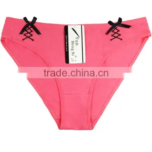 Yun Meng Ni Underwear Cute Bows Girls Cotton Panties Sexy Women Panty thumbnail-2