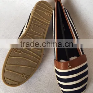 Rope Sole Ladies Shoes Closeout Brand Name Women Slip-on Flat Shoe Excess Stock thumbnail-5