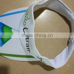 Running Sportswear Visor Cap, Sublimation Printed Running Cap thumbnail-3