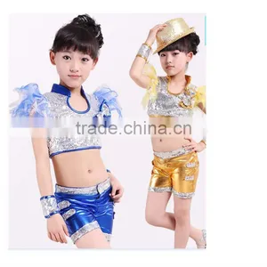 Jazz Dance Private Dance Costumes Sequins Children's Dance thumbnail-1