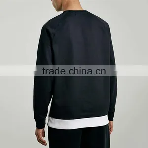 Mens Cheap Cut and Sew Mesh Sweatshirts Mens thumbnail-2