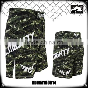 GREEN CAMO FIGHT SHORTS CUSTOM PRINTING MAKE YOUR OWN STYLE MMA SHORTS thumbnail-1