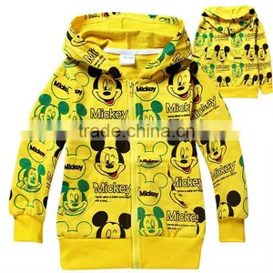 Fashion Boys and Girls Cartoon Zipper Hoodies Children Sweatshirts thumbnail-1