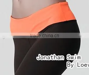 Women Sports Pants Made of Stretch Nylon Spandex Fabric, Yoga Leggings for Fitness Wholesale thumbnail-1
