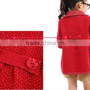 Latest Knitting Patterns Children Wool Sweater Designs For Grils thumbnail-4