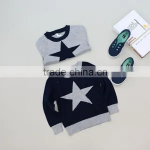2-7 Years Kids Bohemia Style Sweater, Color Rendering Sweater, Boutique Children's Cotton Sweater thumbnail-2