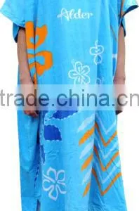 100% Cotton Terry Funny Printing Adult Hooded Poncho Beach Towel thumbnail-1