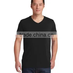 2016 Summer Promotion Plain Dyed O-neck Short Sleeve 160g 100%cotton Custom Elongated t Shirt thumbnail-4