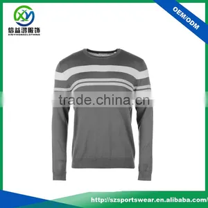 Hot Sale Warm Design Golf Knitwear , Cotton With Acrylic Men O-Neck Sweater thumbnail-1