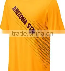 Yellow Sporty Shirts Causal Personalized Short Sleeves Top for Men thumbnail-1