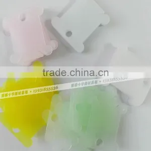 Plastic Card Embroidery Tools Plastic Floss Bobbins Threading Board for Cross Stitch thumbnail-4