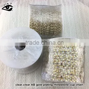 Rhinestone Chain Metal Chain Chaton Chain for Decorations thumbnail-1