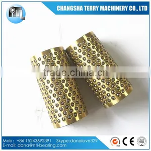 65mm Bore Brass Sliding Bushing Ball Cage Bearing thumbnail-1