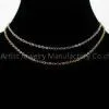 Classic and Succinct Gold Plating Bass Link Chain Necklaces for Women thumbnail-1