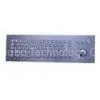 PS2 Inter Small Dimension Stainless Steel Industrial Kiosk Keyboard With Optical Trackball thumbnail-1