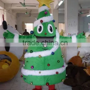 EVA Plush Material Christmas Tree Costume Head With Cooling Fan Adult Christmas Tree Costume thumbnail-1