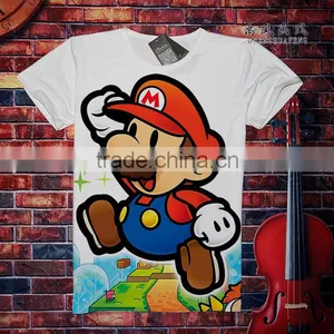 Super Mario Bro Fancy Cosplay Game Cartoon Anime T Shirt ( S-XXXL ) thumbnail-1