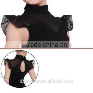 Child Kid High Neck Modern Latin Dance Dress Girls Elegant Performance Skirt Suit thumbnail-5
