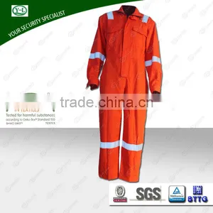 EN 20471 Safe Orange Hi-vis Coveralls Used in Roadway thumbnail-3
