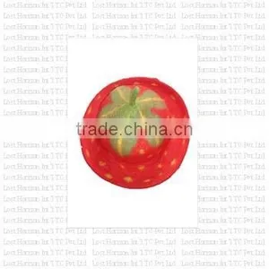 Felt Strawberry Design Hat. thumbnail-1