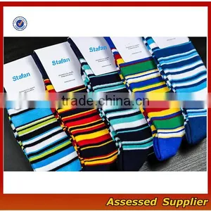 FXS141 Wholesale Custom Cotton Happy Business Mens Dress Socks thumbnail-3