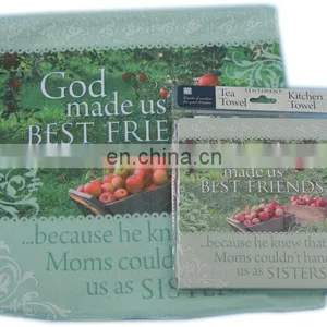 2014 New Beautiful Soft Microfiber Printed Tea Towel thumbnail-1