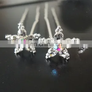 Crystal Women Bun Wedding Decorative Hairpin Hair Pin Sticks thumbnail-2