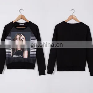 Ladies Printed Sports Long Sleeve Casual Daily Designed Top thumbnail-6