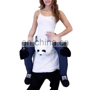 Funny Piggyback Ride On Panda Costume for Adult thumbnail-3