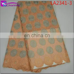 High Quality Charinter African Lace Fabrics LA2341 thumbnail-4