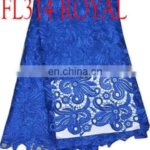 Free Shipping Cheap African Yellow Guipure Lace Fabric African Cord Lace thumbnail-4