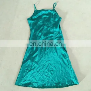 Lady Silk Night Gown Wholesale Used Clothing High Quality thumbnail-3
