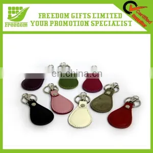 Customized Logo Printed PU Leather Keychain thumbnail-1