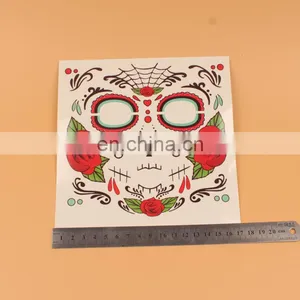 Halloween Decoration Costume Face Tattoo Sticker for Horror Cosplay Halloween Party thumbnail-3