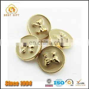 Wholesale Custom Garment Accessories Fashion Metal Gold Buttons for Suit thumbnail-5