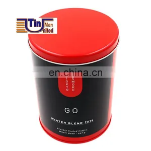 Small Round Metal Material Tea Tin Box thumbnail-1