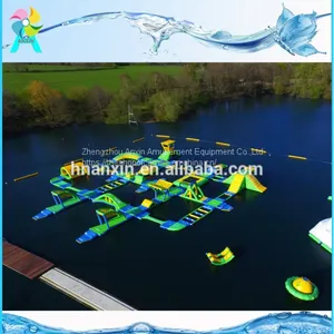 2018 New Design 33x28M Giant Commercial Adult Lake Inflatable Sea Floating Aqua Park For Sale thumbnail-1