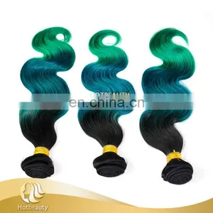 New Arrival Virgin Brazilian Hair 3 Tone Ombre Color Natural Hair Extensions thumbnail-2