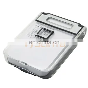 Foldalbe Business Gifts Transparent PP Sticky Notes Box Customized Logo thumbnail-1