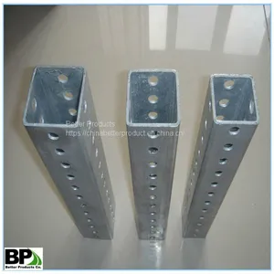 Galvanized Tubular Steel Traffic Sign Post thumbnail-3