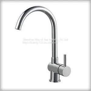 Single Handle Brass Kitchen Faucet thumbnail-1