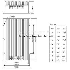 PAB-F5 Series 300-600W AC DC Converter 220vac thumbnail-2