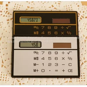 Creative Customized Transparent Touch Screen Calculator Cute Mini Student Solar Calculator thumbnail-2