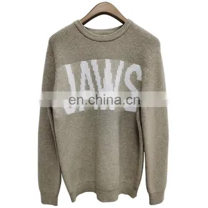 DiZNEW Wholesale 50%Acrylic 28%Polyester 22%Nylon Knit Jacquard Sweater Men thumbnail-1