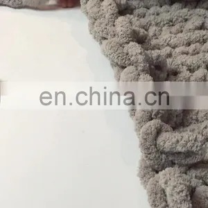 2019 Yarn Fashion 3- 4cm Chunky Chenille Fluffy Yarn for Hand Knitting Yuanyuan Factory thumbnail-1
